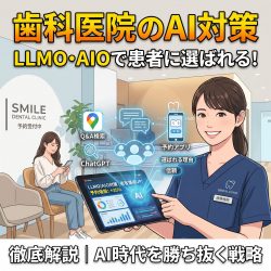 歯科医院がやるべき「AI対策」とは？患者に選ばれるためのLLMO・AIO対策を徹底解説